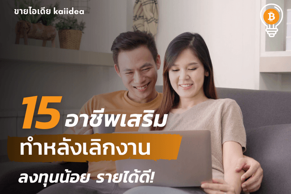 15อาชีพเสริมทำหลังเลิกงานลงทุนน้อยรายได้ดีล่าสุด